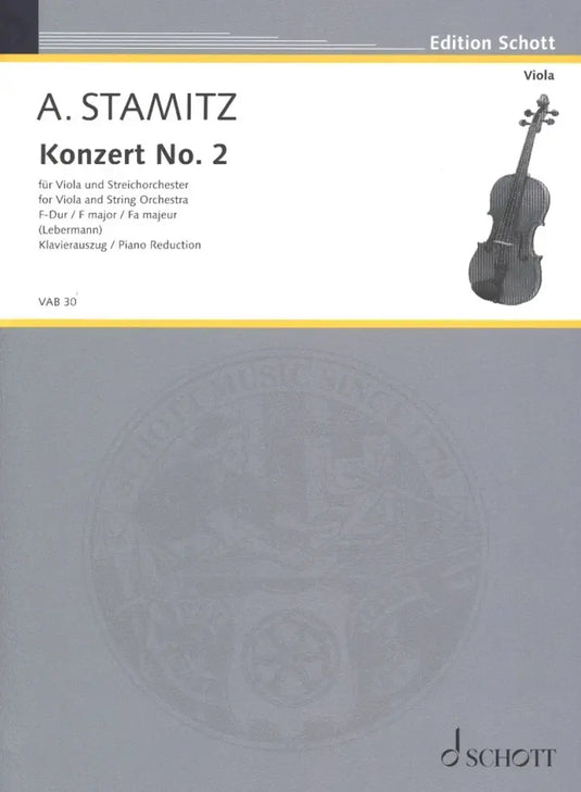 STAMITZ - Konzert No.2 Fa major