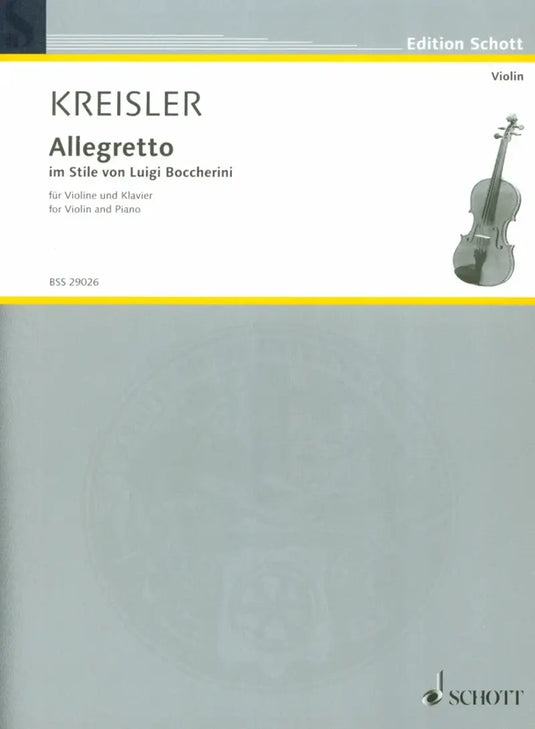 KREISLER - Allegretto im stile von Luigi Boccherini