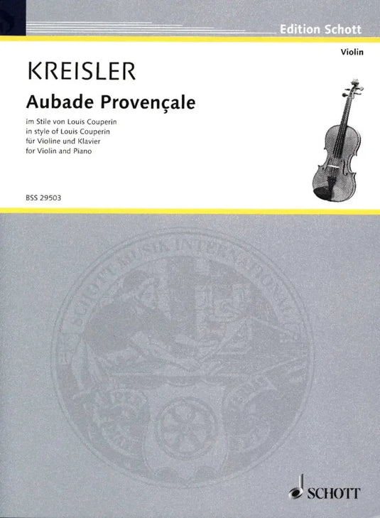 KREISLER - Aubade Provencale im stile von Louis Couperin