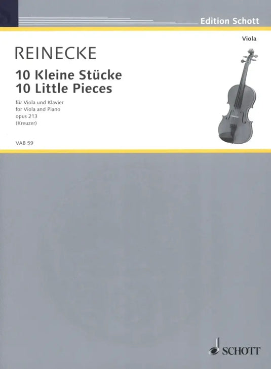 REINECKE - 10 Little Pieces opus 213