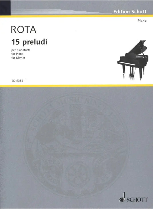 ROTA - 15 Preludi Per Pianoforte