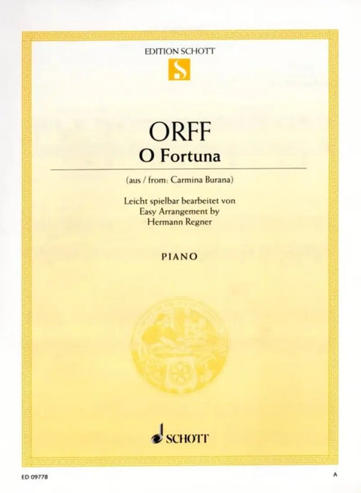 ORFF - O Fortuna