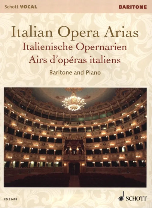 ITALIAN OPERA ARIAS - Baritono