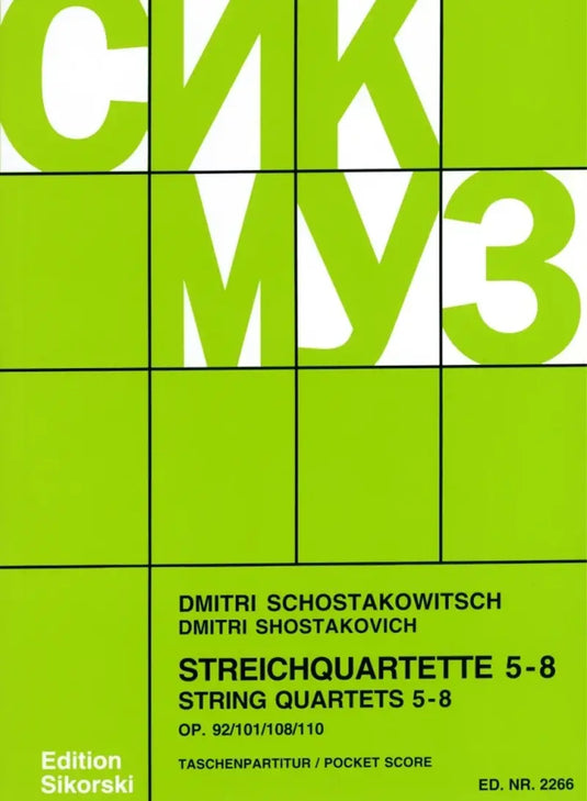 SCHOSTAKOWITSCH - String Quartets 5-8