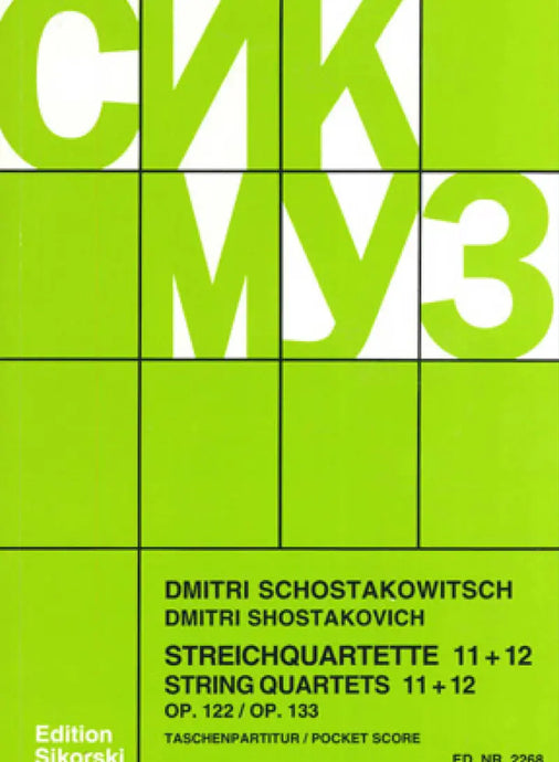 SCHOSTAKOWITSCH - String Quartets 11 - 12