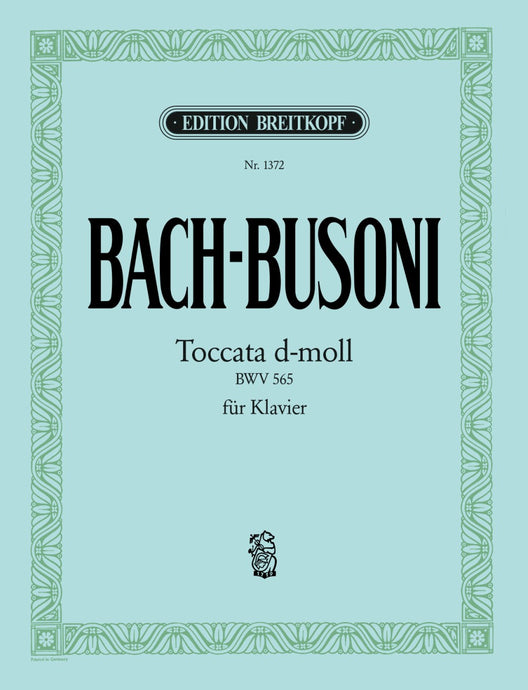 BACH - Toccata in D minor BWV 565