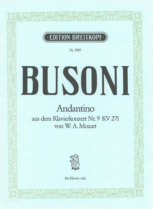 BUSONI - Andantino from the Piano Concerto No. 9