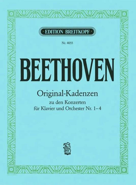 BEETHOVEN - 8 Kadenzen zu Konz.Nr.1,2,3,4