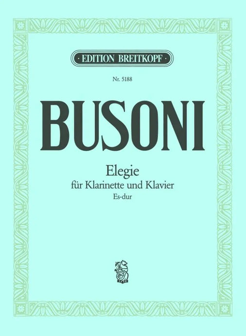 BUSONI - Elegie - K286