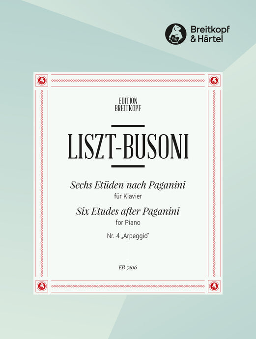 LISZT - BUSONI - 6 Etudes after Paganini