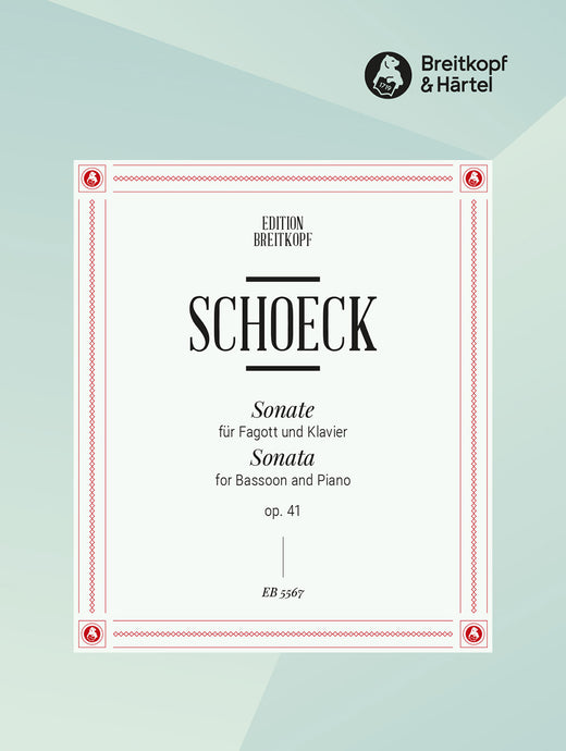 SCHOECK - Sonata Op. 41