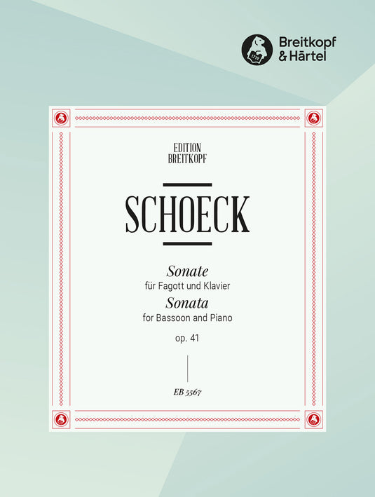 SCHOECK - Sonata Op. 41