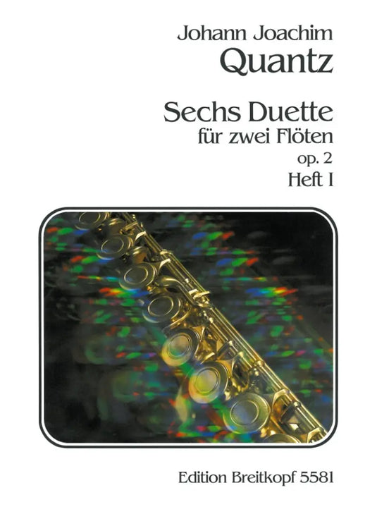 QUANTZ - Sechs Duette per 2 flauti op.2 volume 1