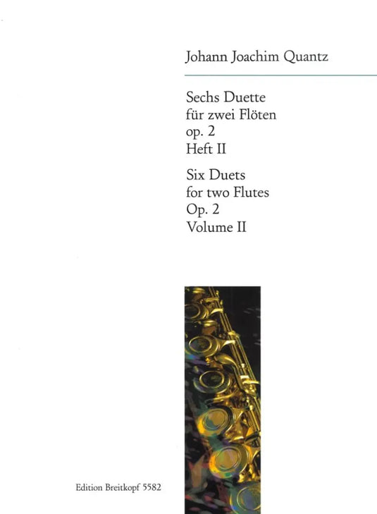 QUANTZ - Sechs Duette per 2 flauti op.2 volume 2