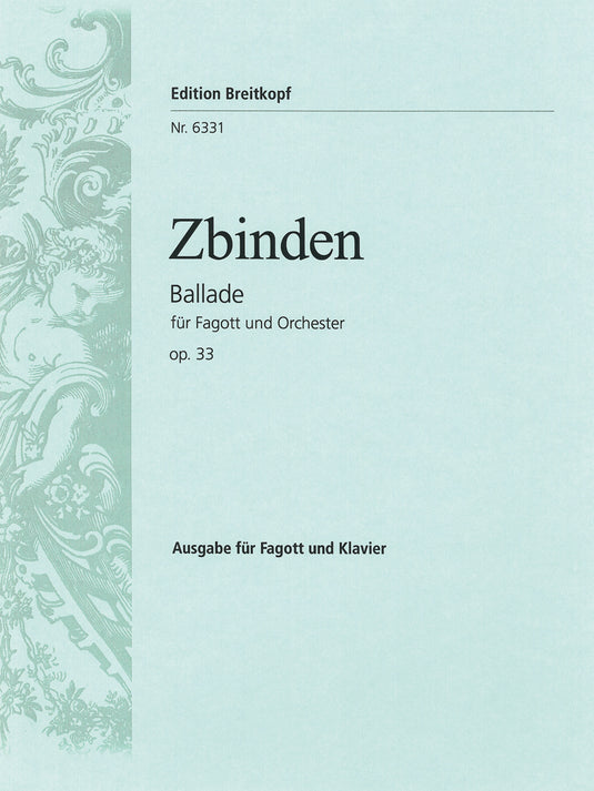 ZBINDEN - Ballad Op. 33