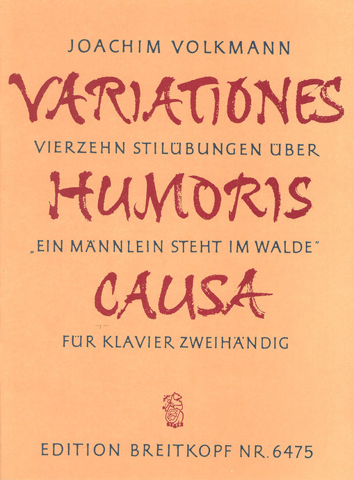 VOLKMANN - Variationes humoris causa