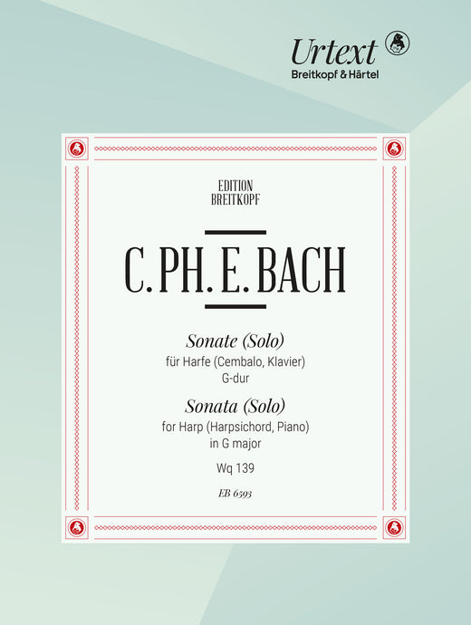 C.PH.BACH - Sonata (Solo) in G major Wq 139