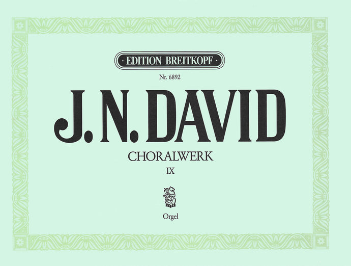 DAVID - Chorale Works