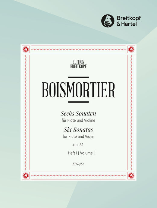 BOISMORIER - 6 Sonatas Op. 51