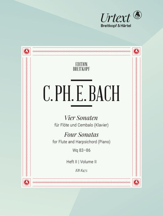 C.PH.BACH - 4 Sonatas