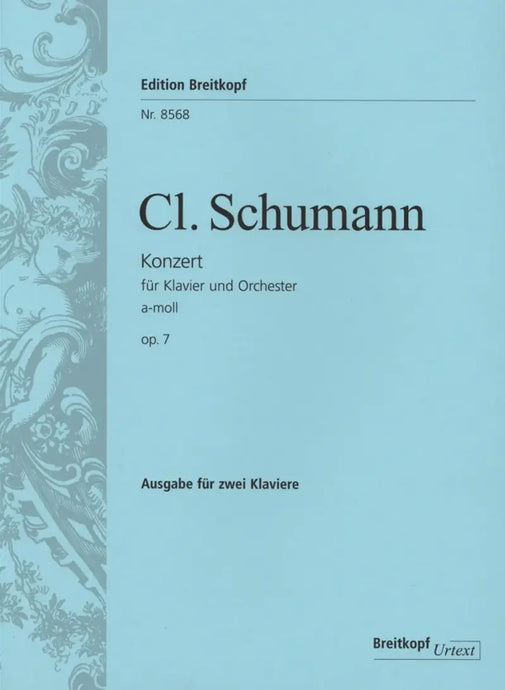 CLARA SCHUMANN - Konzert a-Moll op. 7 für Klavier und Orchester - 2 Pianoforti