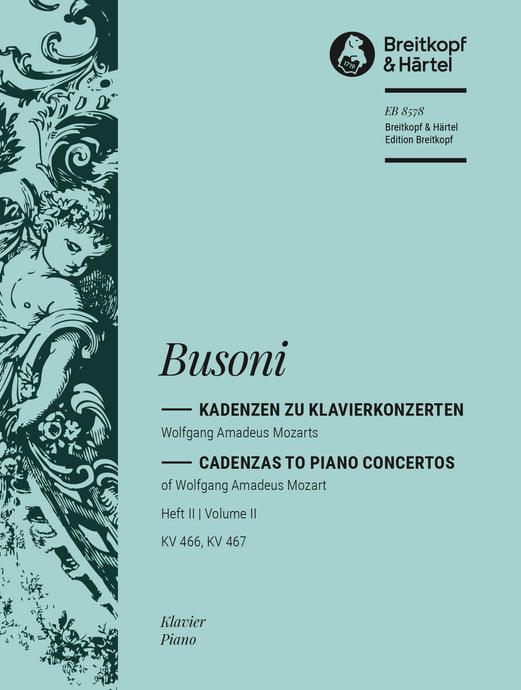 BUSONI - Cadenzas for W. A. Mozart’s Piano Concertos