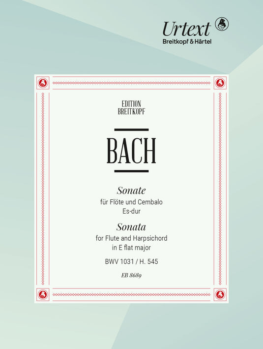 BACH (?) - Sonata in E flat major BWV 1031 / H. 545