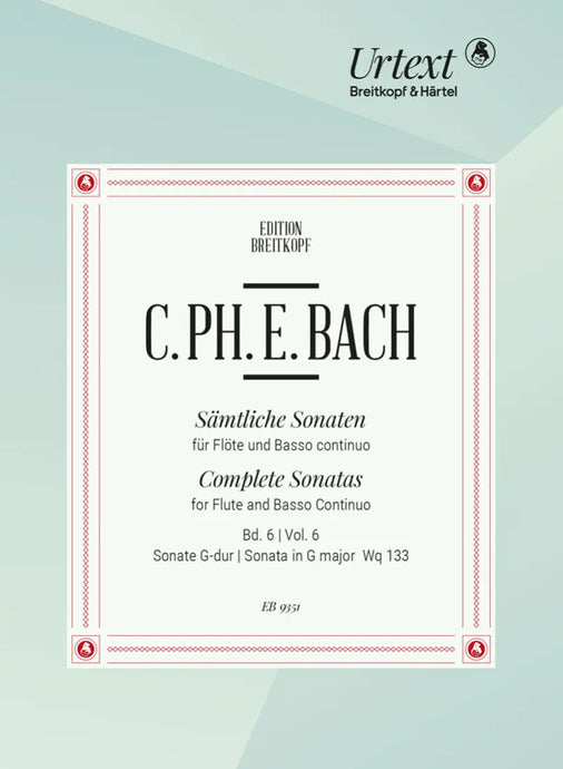 C. PH. E. BACH - Sämtliche Sonaten