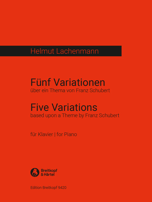 LACHENMANN - 5 Variations