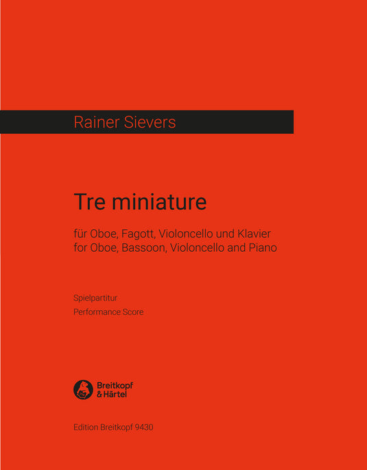 SIEVERS - Tre miniature