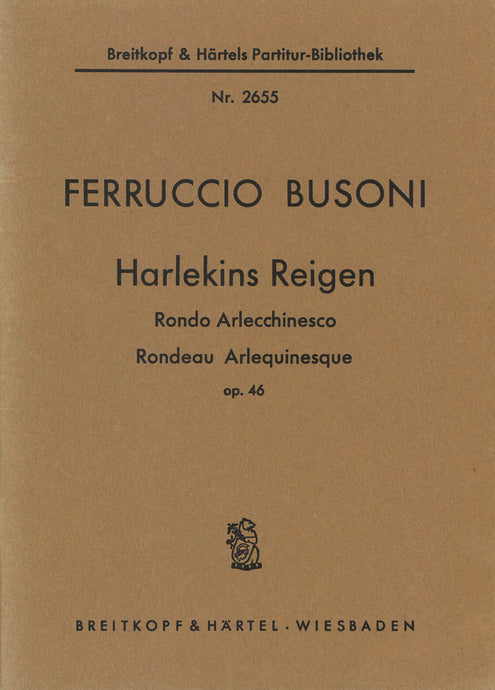 BUSONI - Rondo arlecchinesco Op. 46 K 266