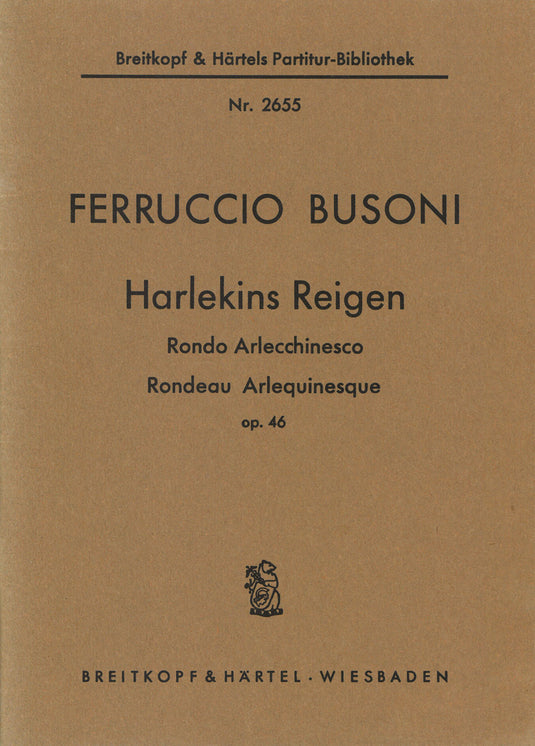 BUSONI - Rondo arlecchinesco Op. 46 K 266