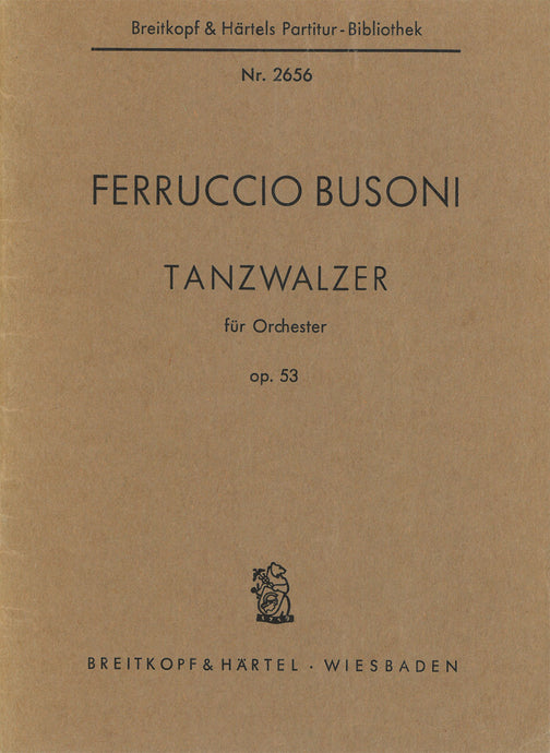 BUSONI - Tanzwalzer Op. 53 K 288