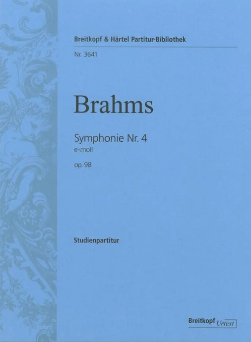 BRAHMS - Symphonie Nr. 4 e-moll op. 98