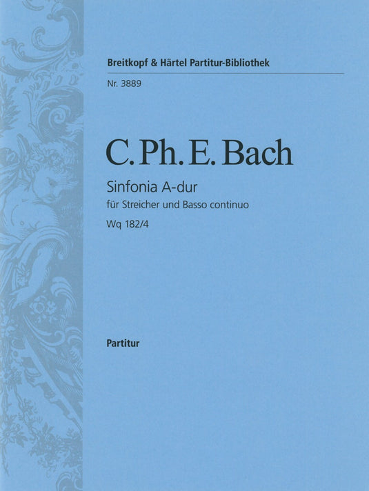 C.PH.BACH - Sinfonia in A major Wq 182/4