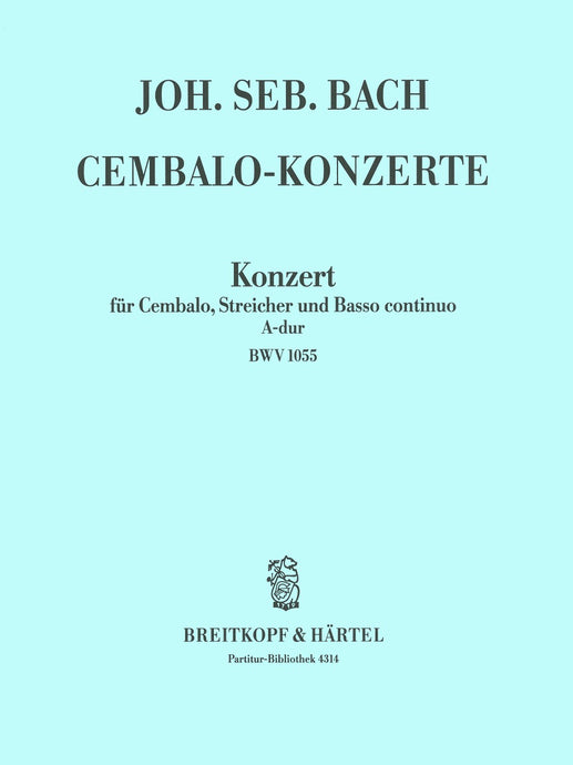BACH - Harpsichord Concerto in A major BWV 1055