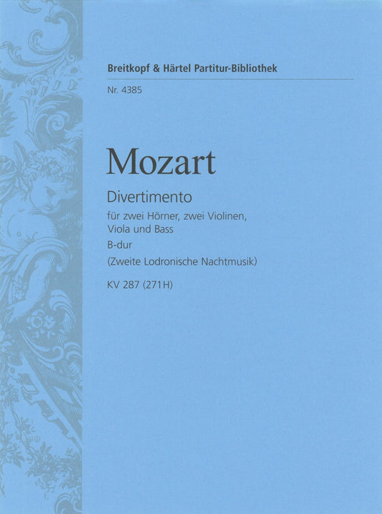 MOZART - Divertimento in B flat major K. 287 (271H)