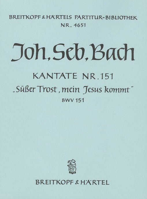 BACH - Cantata BWV 151 “Blessed morn, when Jesus was born”