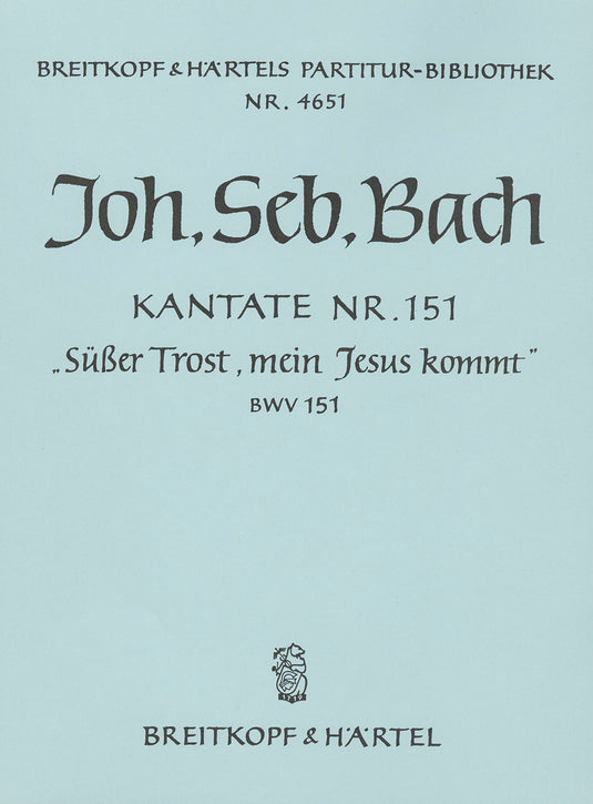 BACH - Cantata BWV 151 “Blessed morn, when Jesus was born”