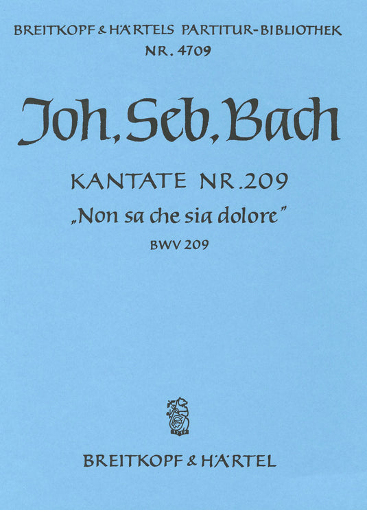 BACH - Cantata BWV 209 Non sa che sia dolore
