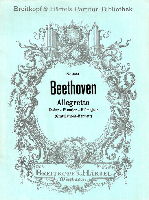 BEETHOVEN - Congratulatory Minuet in E flat major WoO 3
