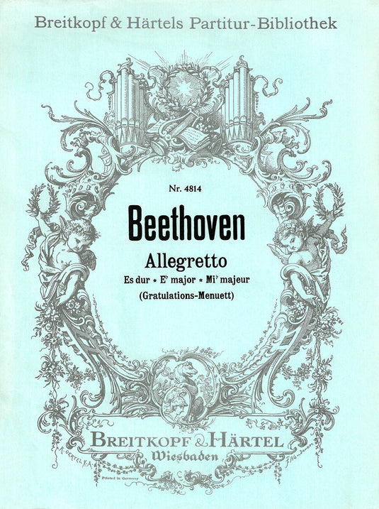 BEETHOVEN - Congratulatory Minuet in E flat major WoO 3