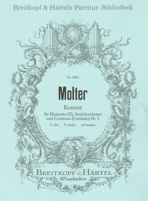 MOLTER - Clarinet Concerto No. 3 in G major
