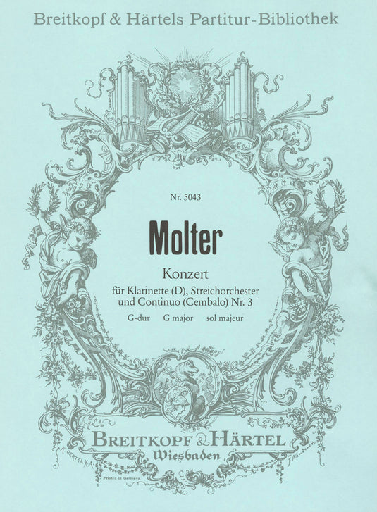 MOLTER - Clarinet Concerto No. 3 in G major