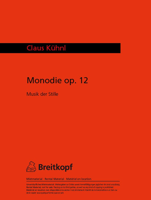 KUHNL - Monodie Op. 12