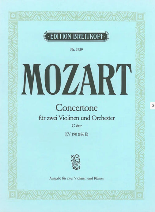 MOZART - Concertone in C major K. 190 (186E)