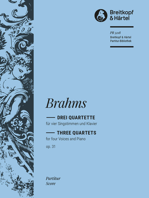 BRAHMS - 3 Quartets Op. 31