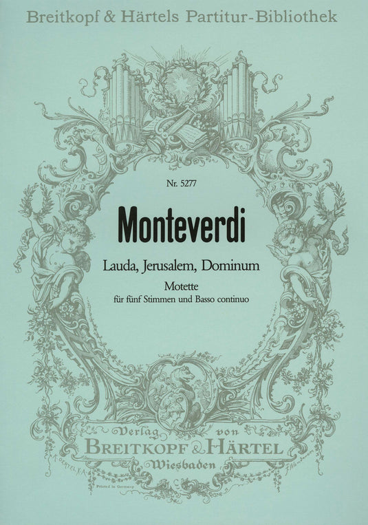MONTEVERDI - Lauda, Jerusalem, Dominum