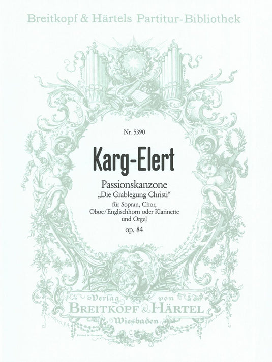KARG-ELERT - Passion Canzona Op. 84