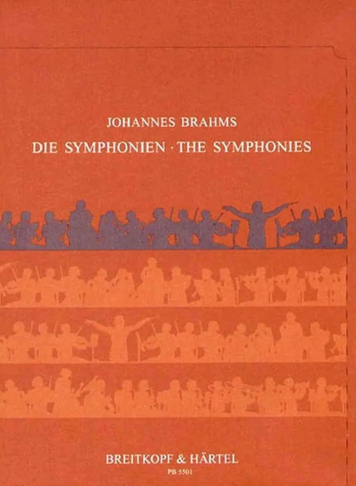 BRAHMS - Studienpartituren No. 1-4 op. 68, 73, 90, 98 - Cofanetto